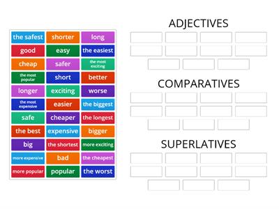 Brainy 5 comparatives superlatives 