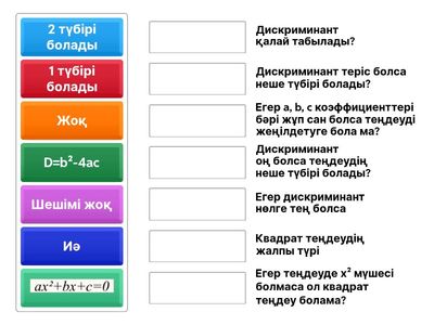 Сәйкестендіру ойын әдісі