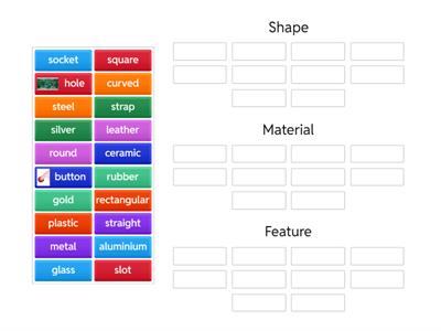 shapes, materials - Gateway 