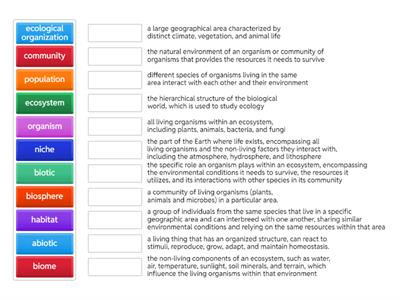 Sev1a Environmental Vocabulary Practice