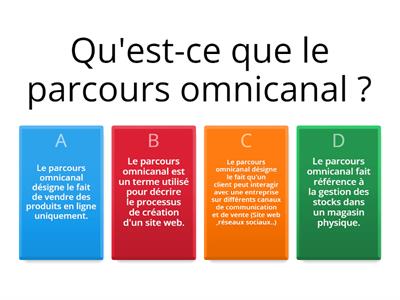  LE PARCOURS OMNICANAL