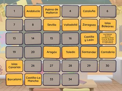 Comunidades autonomas i sus capitales