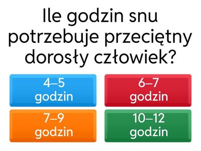 Dzień Higieny Snu