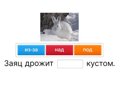 Вставь пропущенный предлог. ДР