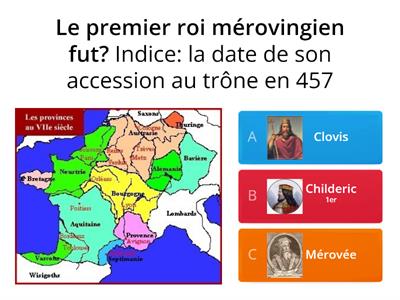 Quiz Haut moyen-âge