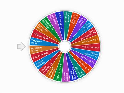 Чтение предложений