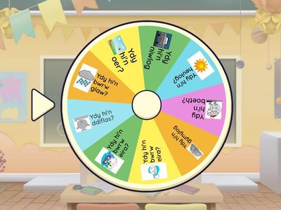 Tywydd Ydy/Nag Ydy  Wheel PDM