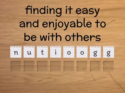 SpeakOut B2 Unit 1A (vocab.)