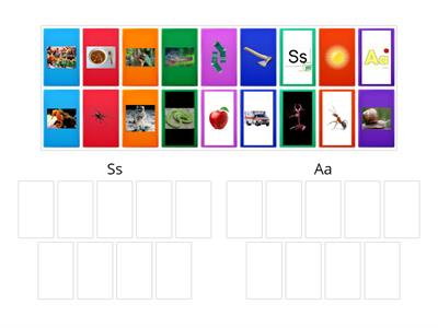 Ss Aa Sound Sort