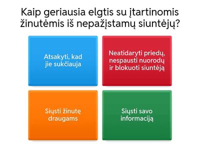 Apklausa „Saugumas naudojantis elektroninėmis paslaugomis“
