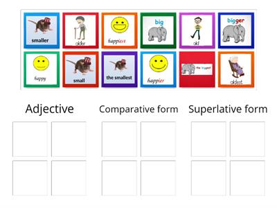 comparative and superlative lead in