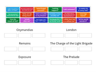 Poetry Quotes Revision