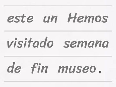 Pretérito Perfecto A2