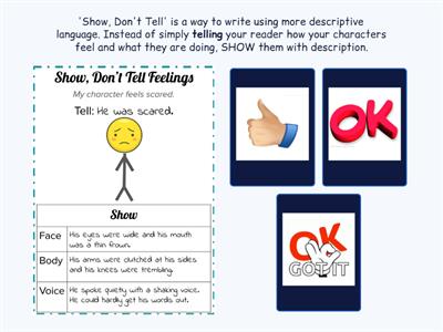 Show, Don't Tell