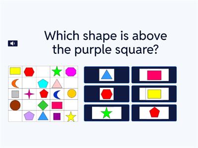 Positional shapes Quiz 
