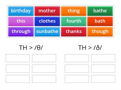 TH pronunciation