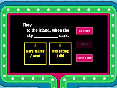 Past simple & past continuous + Natural disasters