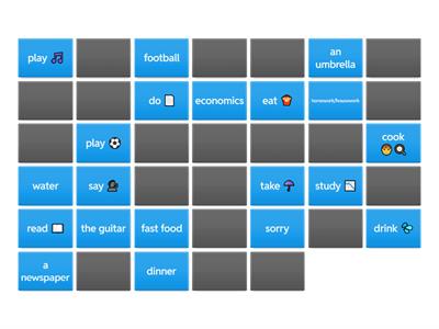 English File Elementary 3A vocabulary Verb Phrases
