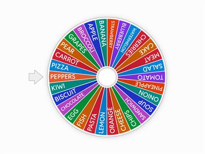 Food bingo elementary school