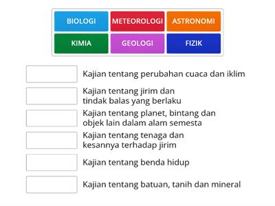 BIDANG SAINS