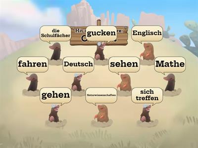 Whack-a-mole - die Schulfaecher