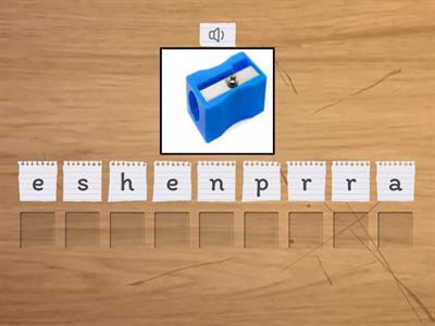 Learning tools ~unjumble words