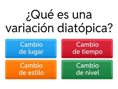 10 E Variaciones Lingüísticas