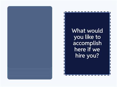 Questions. Interview.