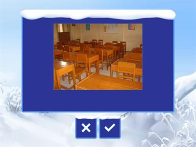 Soal Bahasa Inggris tentang nama-nama ruangan 