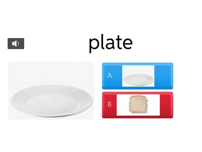  Household items plate (listening)