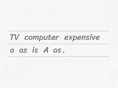 Comparative of equality 