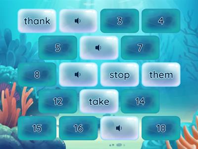 Lvl 3 - Matching pairs - 1st Grade