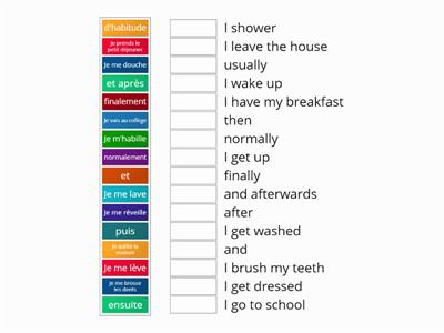 FRE 8 Daily Routine