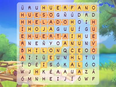 PALABRAS  QUE COMIENZAN CON H