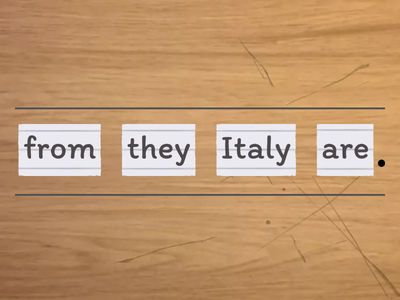 EF elementary 1B verb to be - word order