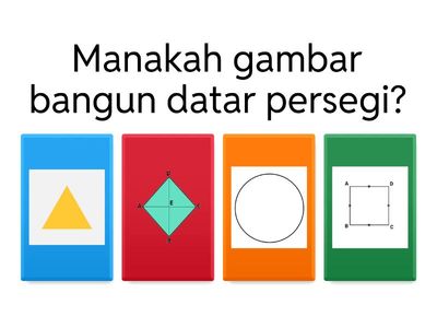 Latihan Soal Mengenal Bangun Datar