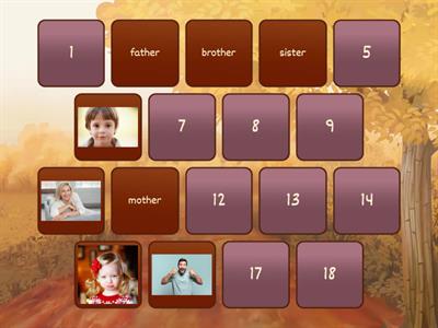 4 klasa - Family members - memory