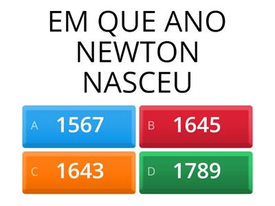 QUIZ ISAAC NEWTON 