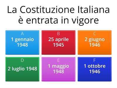 COSTITUZIONE 