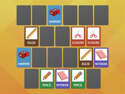 Classroom objects - 1ro básico