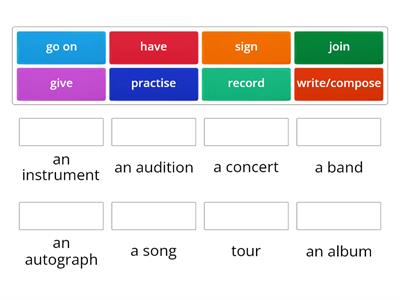 Music collocations