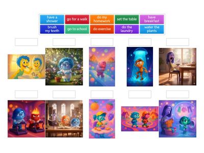 MATCH DAILY ROUTINES INSIDE OUT2