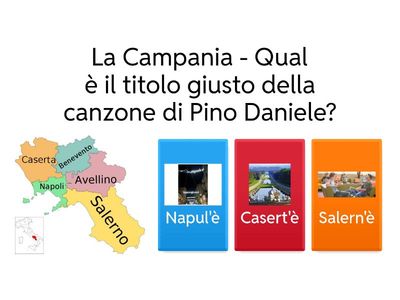 Le regioni italiane - abbina la canzone