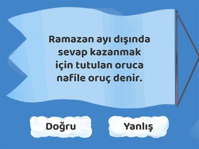 5.2.Ramazan Ayı ve Oruç