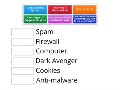 Cyber Security (Match up)