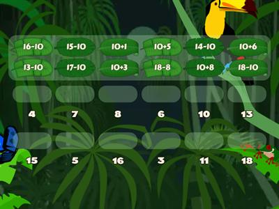 Приклади виду 10+8, 18-10, 18-8