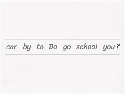 Present Simple - Interrogative form