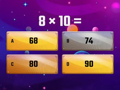 Multiplication 8
