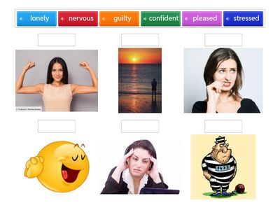 Feelings adjectives A2, B1 level
