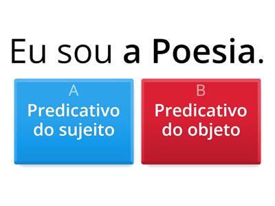  Predicativo do sujeito ou do objeto